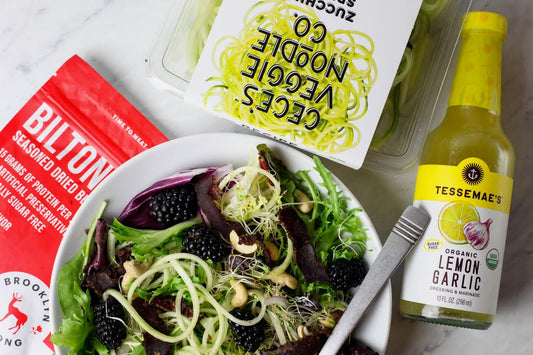 Whole30 Berry Biltong Salad