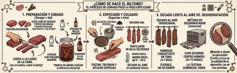 How is biltong made