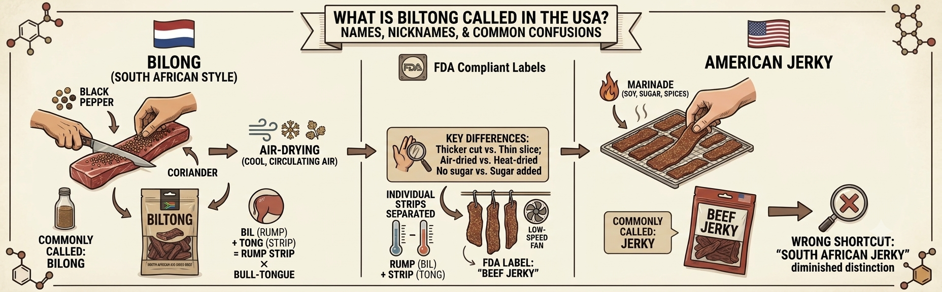 What Is Biltong Called in the USA