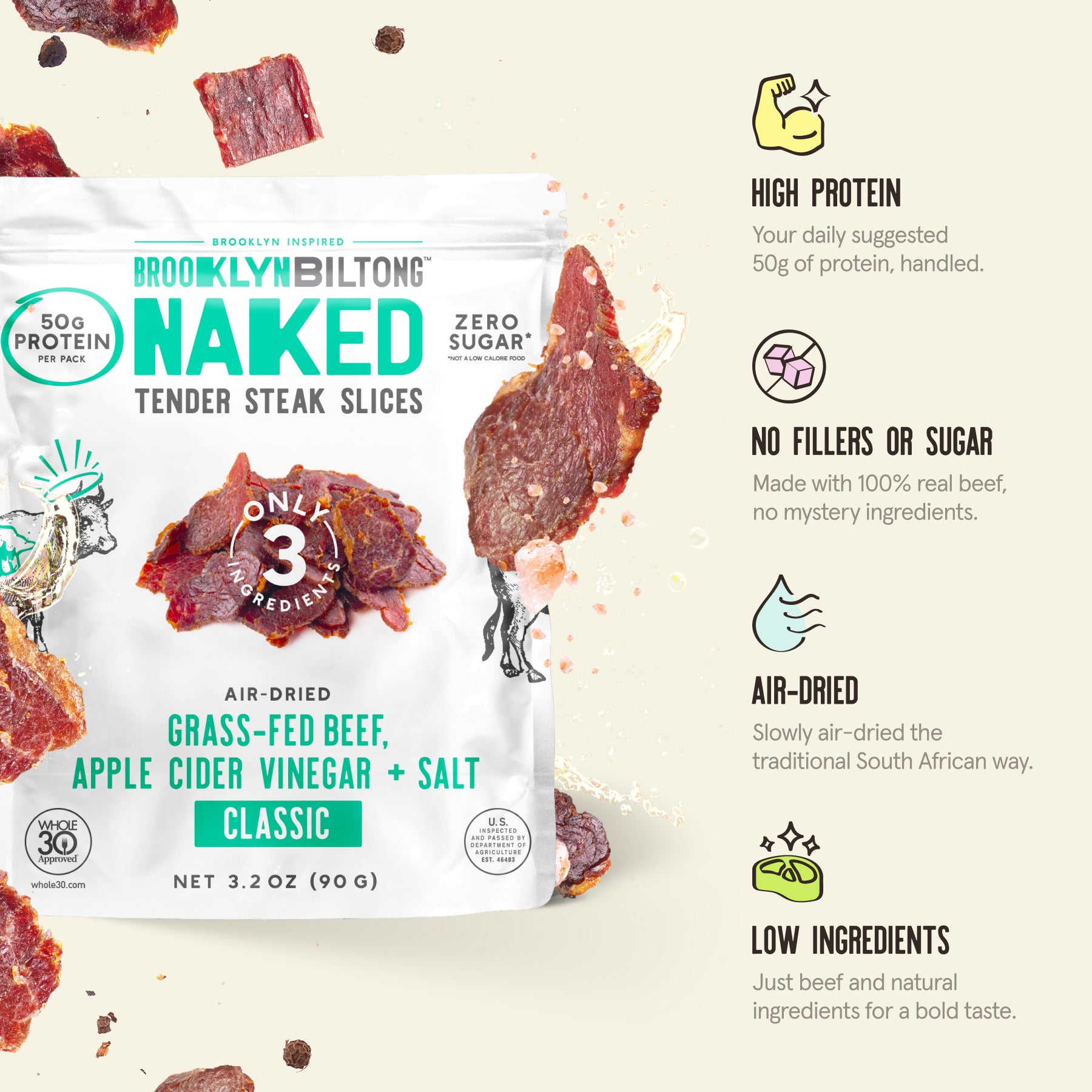 Naked Classic Biltong Pack