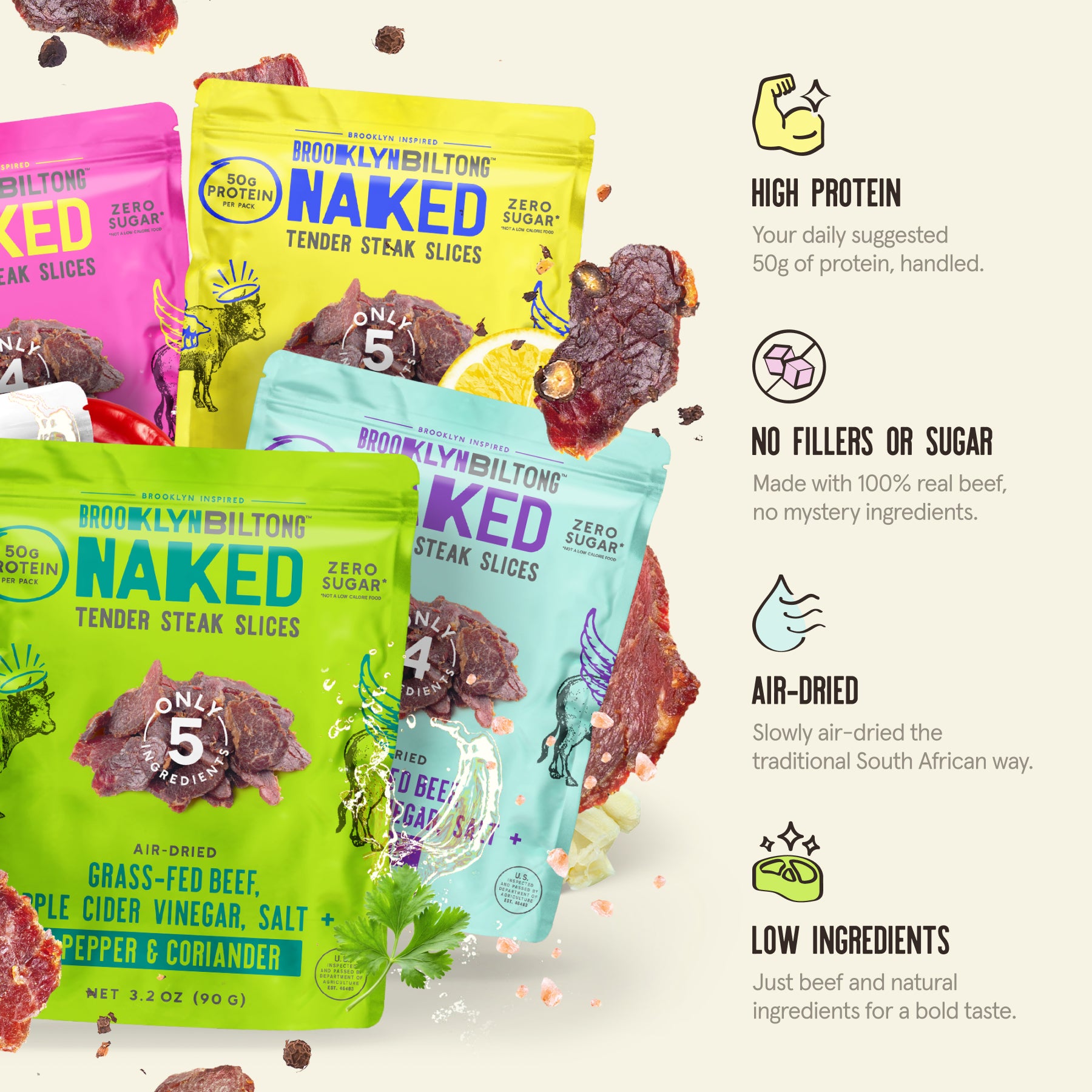 Variety Biltong Pack 3.2 OZ