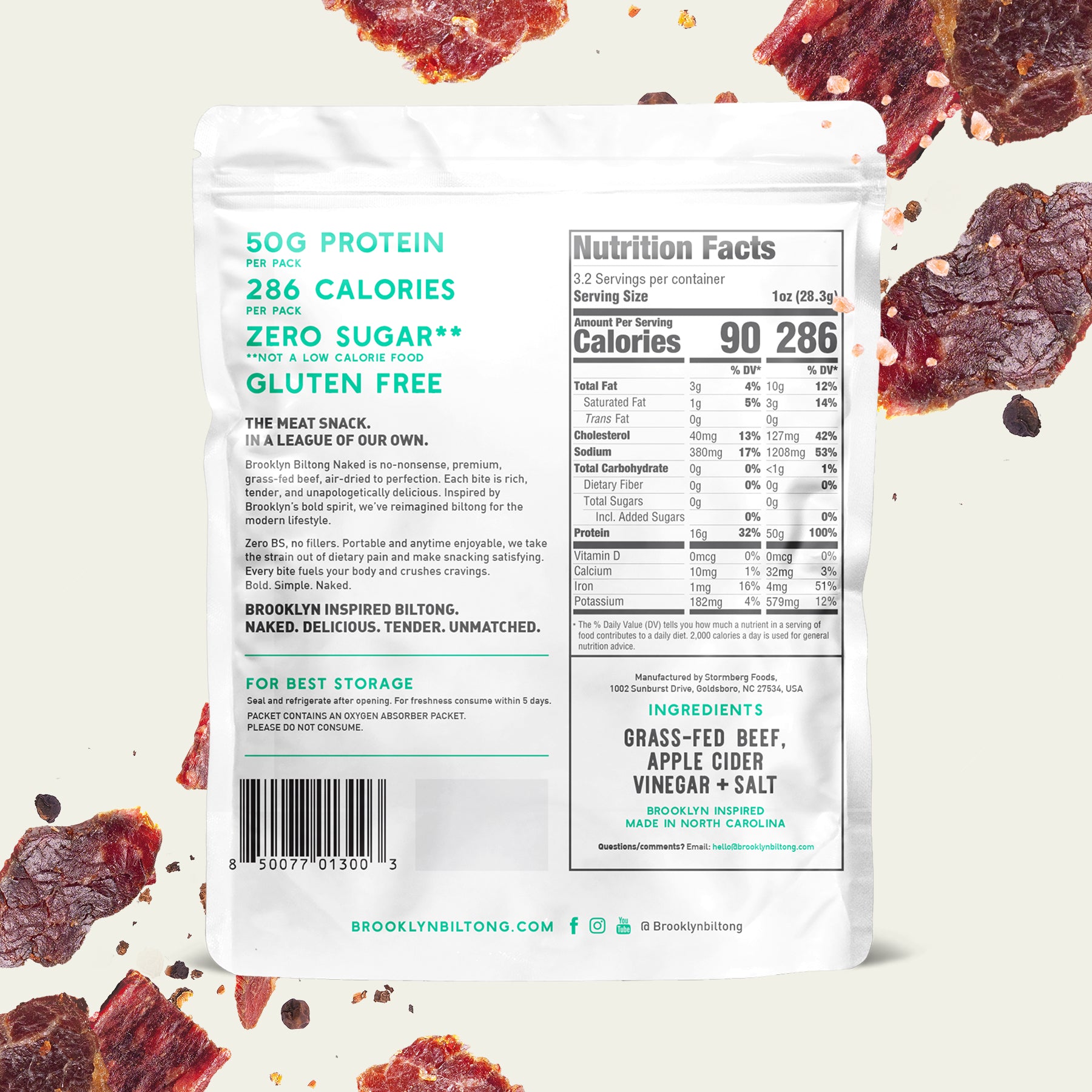 Naked Classic Biltong Pack