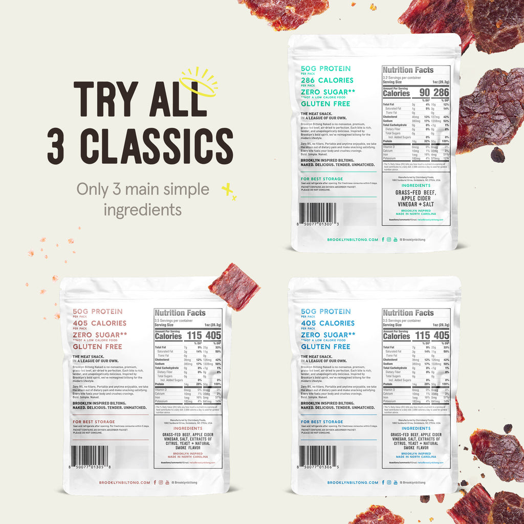 Naked Classic Biltong Pack