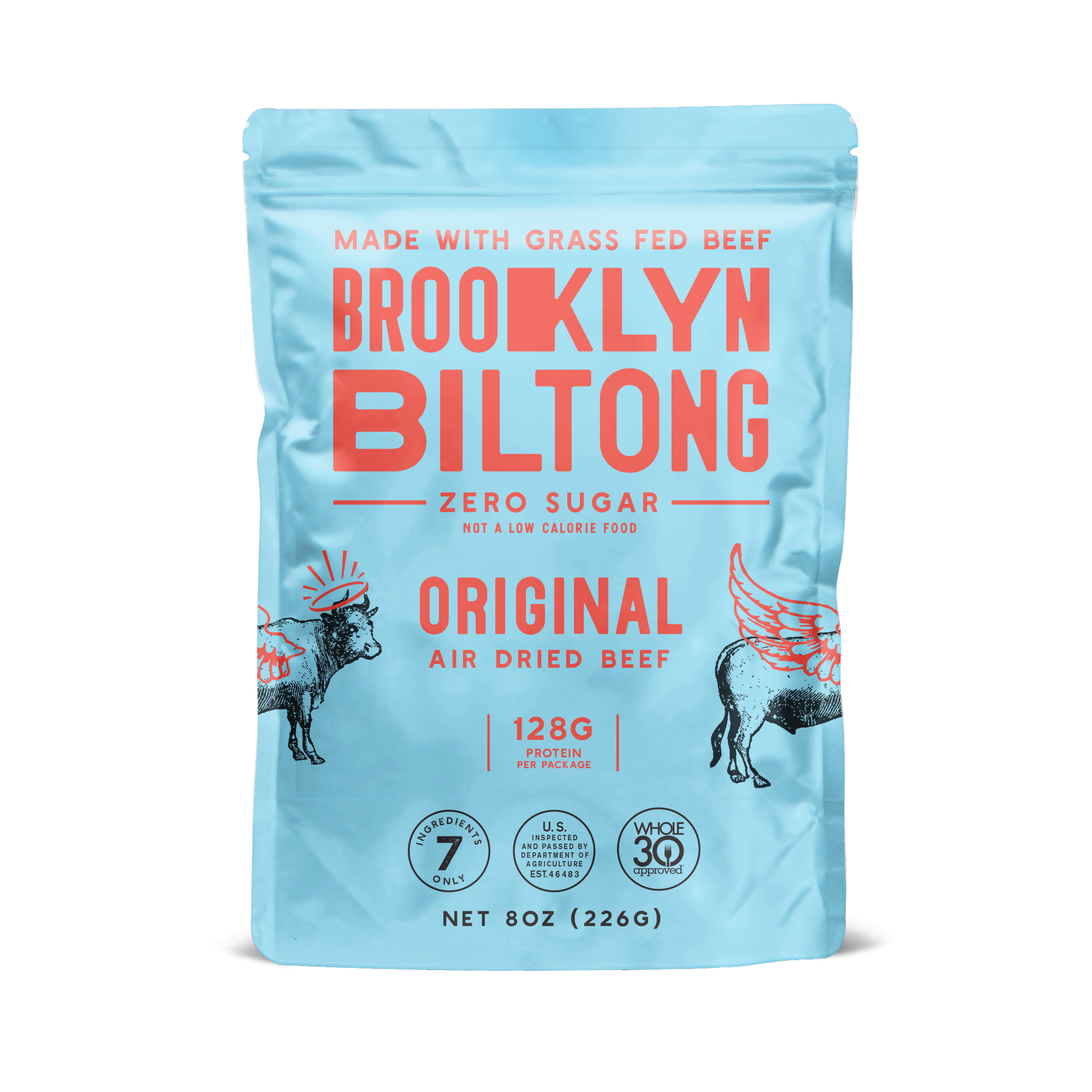 8 oz Bag of Grass Fed Biltong