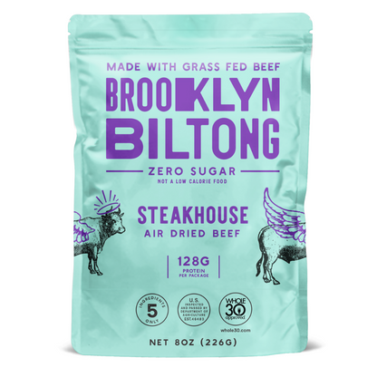 8 oz Bag of Grass Fed Biltong